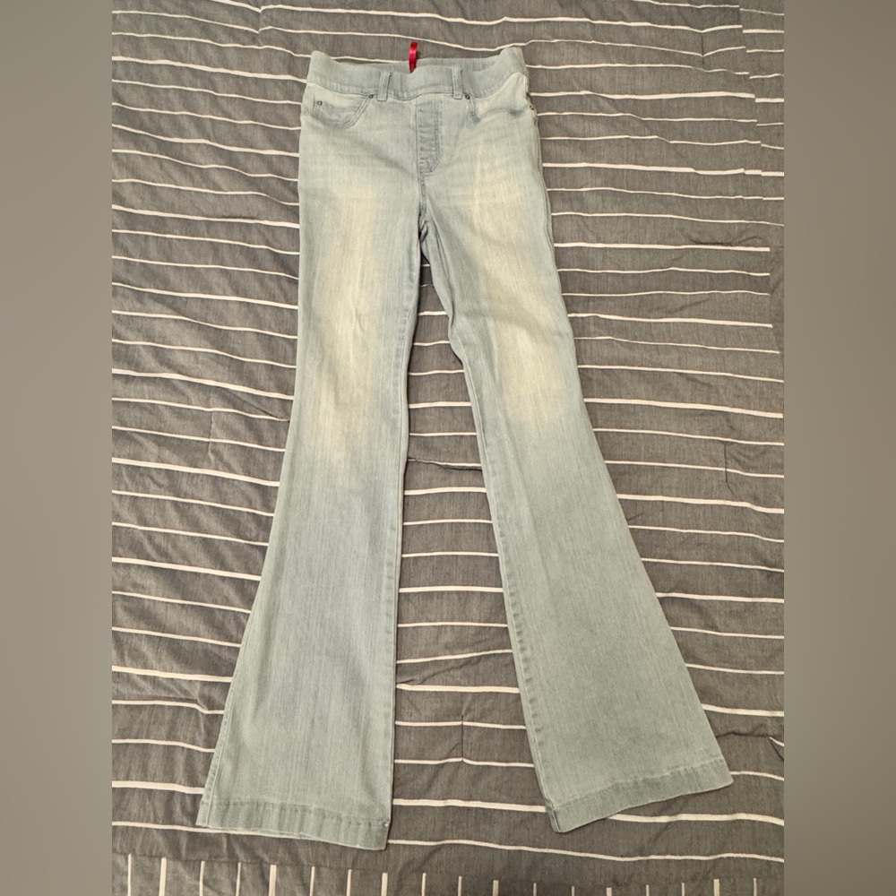 SPANX Light Blue Flare Jeans
